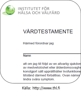 Vårdtestamente