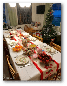 Julbord "under arbete"